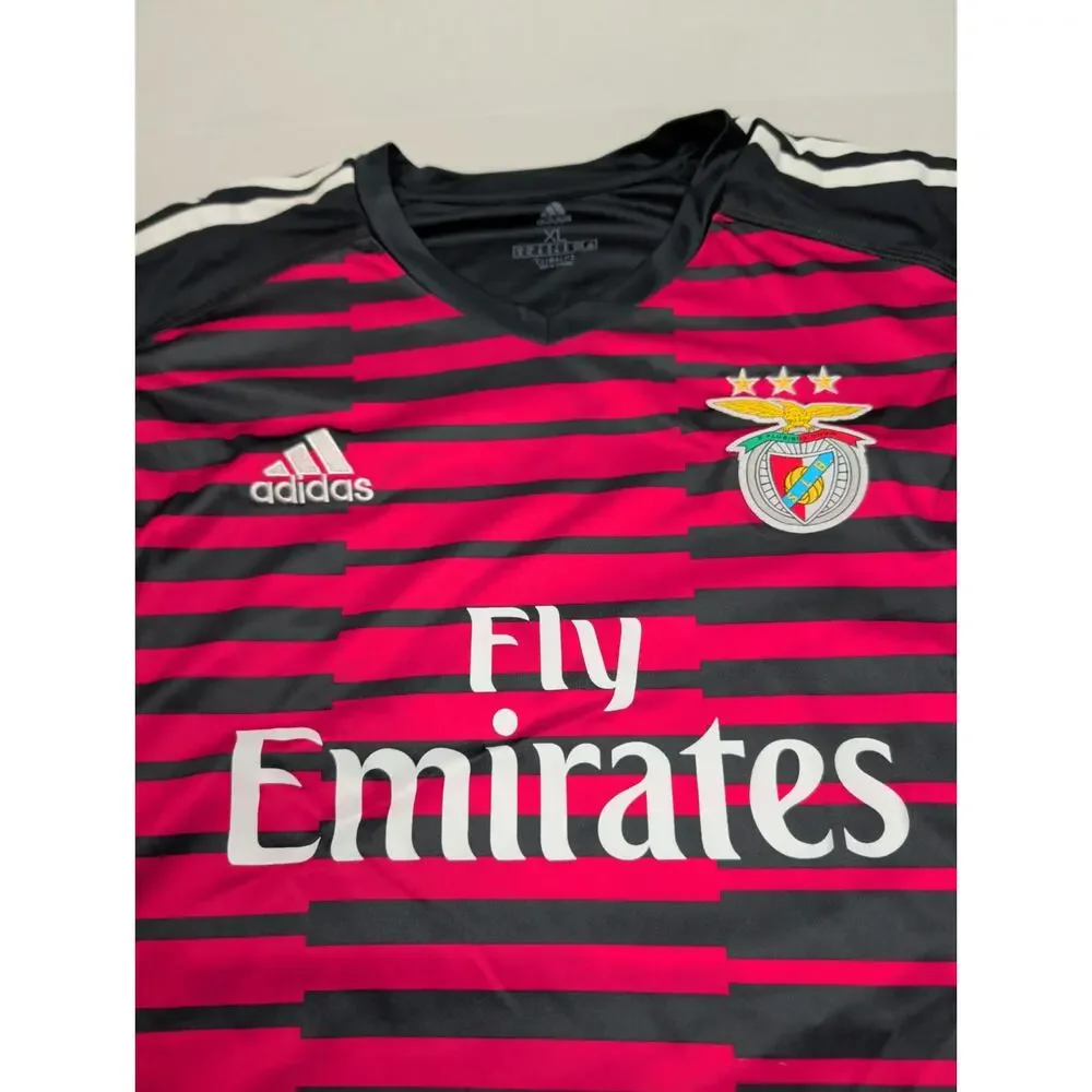 Adidas SL Benfica 2018-19 Goalkeeper Jersey Red Gray Fly Emirates Mens XL SAGRES